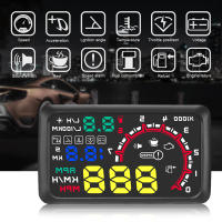 Proyector De Pantalla De Visión Aumentada W02 Head up Display OBD HUD Sistema Inteligente De Coche Medidor De Velocidad Inteligente Consumo De Combustible Y Voltaje - details 2