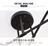 Lámpara Colgante LED Moderna Para Decoración De Hogar Iluminación Para Dormitorio Comedor Sala De Estar Lámpara De Techo Simple - details 14