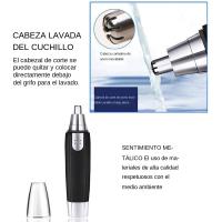 Afeitadora Eléctrica Para Nariz Y Orejas 1pc Fácil De Limpieza Herramienta De Afeitado Para Hombres Y Mujeres Trimmer De Cabello De La Nariz - details 1