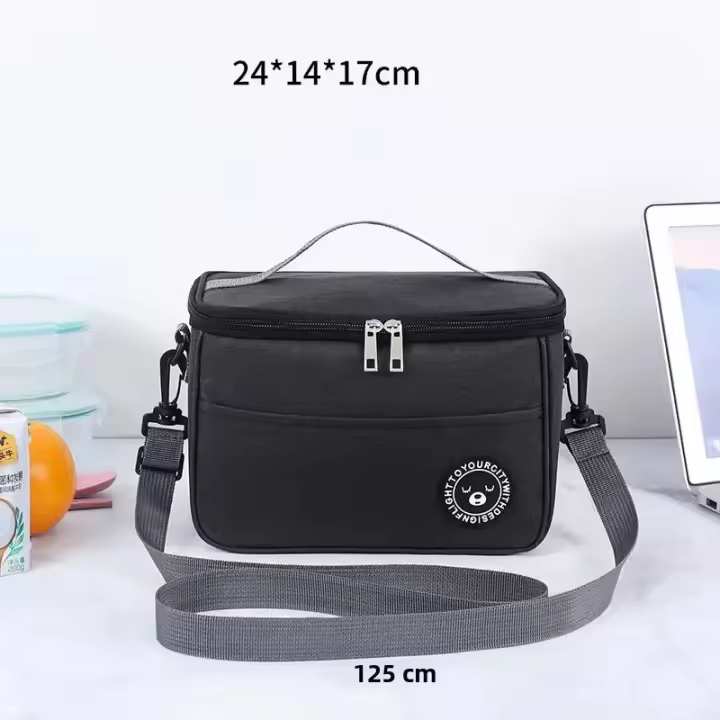 Bolsa Comida Portátil CA Impermeable Oficina Mantiene Temperatura 12h - 1