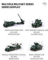 Bloques De Construcción Educativa Pequeños WG4510-4513 Serie Militar Del Segundo Mundo Tanque Armado Chinês Juguete Para Cumpleaños Niños Y Niñas - details 2