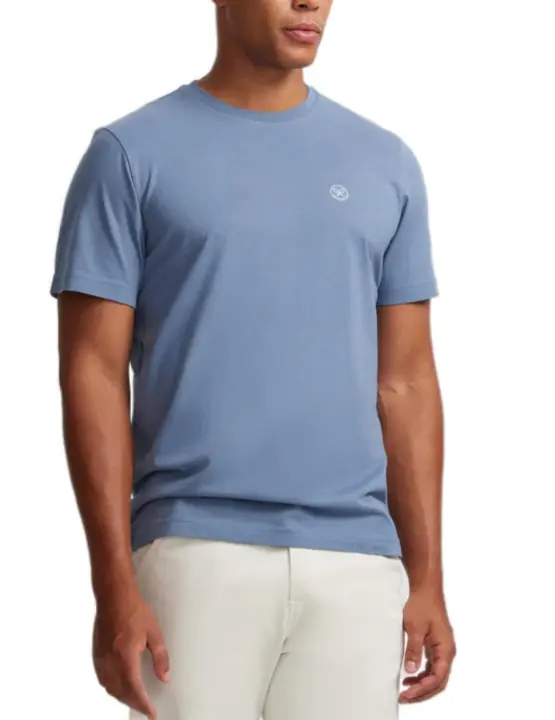 Camiseta Silbon good energy club azul manga corta de hombre - 1