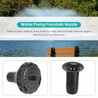Kit de boquilla de fuente pequeña de 9 piezas, cabezales de boquilla de fuente de agua para estanque, bomba sumergible para piscina - details 4