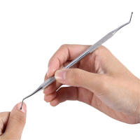 Excavador De Uñas Doble Cara 13cm Reutilizable Duradero Acero Inoxidable Aleación Alemana Para El Cuidado De Las Uñas - details 0