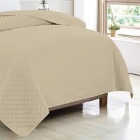 Vivid Torral by Rutes  - Colcha Bouti Verano Kenny Beige Reversible (No Incluye Fundas De Cojines) Poliéster, Fresquita, Transpirable, Diseño, Primavera, Verano - details 1