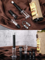 Abreventanas De Vino Con Bomba De Aire Herramienta Para Sacar Tiras De Madera De Acero Inoxidable Accesorio De Barra Ecológico - details 13