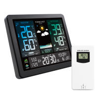 Estación Meteorológica Electrónica Con Pantalla De Color Inteligente Temperatura Humedad Predicción Del Clima Alarma Multilenguaje 8 Enlaces - details 8