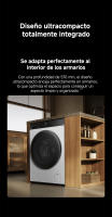 Oficial | Lavadora Secadora Xiaomi Mijia Pro 9kg, Lavadora Secadora, Clase A-25%/D, 1400 RPM, Vapor Refrescante, Doble Dosificación Automática, Lavado Ultrarrápido, 14 Programas, Control Inteligente, Blanco, Clase D - details 16