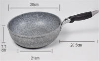 Sartén Wok No Adherente 28/26/24/20cm Para Inducción Y Fogón De Gas Herramienta De Cocina Para Hornear Panques Y Huevo Set De Cocina Eco-amigable - details 10