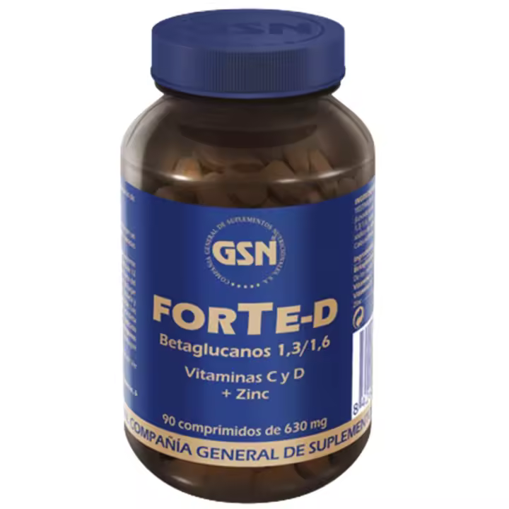Forte-D Betaglucanos Vitaminas C D y Zinc 90comp G.S.N. - 1