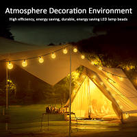 Luces De Cadena Solares IP65 Impermeables Para Jardín Con 8 Modos Luces De Globo Cristal Solar Autónomo Para Exterior Y Decoración De Fiestas - details 3
