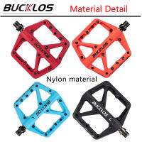 Pedales De Bicicleta BUCKLOS Plataforma Ancha Antideslizante Ultraligero Aluminio Aleación Pedales De BMX MTB Para Montaña Con Rodamientos DU - details 11