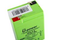 Batería Plomo U-Power 6V 4.5Ah Raíz Inicio Baterías Baterías plomo AGM - details 0