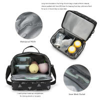 Bolsa De Pecho Para Amamantar Con Compartment Frío Doble Capa Impermeable Para Leche Materna Bolsa De Almuerzo Para Trabajar Al Aire Libre - details 10