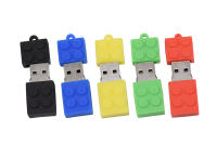 JASTER USB Flash Drives 2.0 En Cinco Colores Con Modelo De Bloques De Construcción De Silicona 64GB 32GB 16GB 8GB 4GB 128GB Memoria Stick U Disquete - details 2