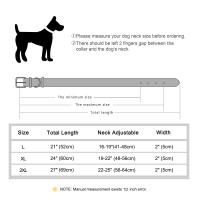 Collar De Cuero Genuino Para Perros Medianos Y Grandes Con Espinas Ajustable Para Pitbull Bulldog Collar De Mascota Con Colgante Para Todas Las Estaciones - details 0