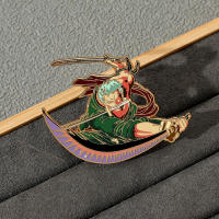 Pine De Esmalte Duro Roronoa Zoro De Anime Clásico Para Hombres Accesorio Para Mochilas Y Ropa Regalo Perfecto Para Fans - details 3