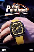Reloj De Pulsera Digital Analógico SMAEL Para Hombre Con Pantalla Dual Cronógrafo Resistente Al Agua Y Luz LED Correa De Silicona Estilo Casual - details 0