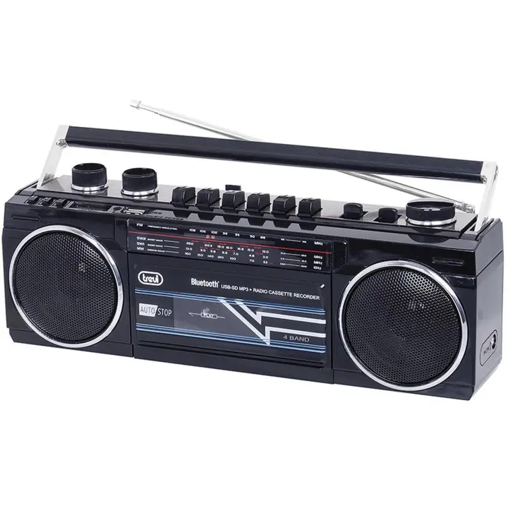 Radio Casette RET BT Trevi RR 501 BT Negro - 1