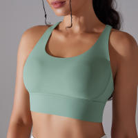 Sujetador Deportivo Para Mujer Alta Soporte Impacto Yoga Running Quick Dry Top Deporte Gimnasio Padded Bralette Sexy - details 8