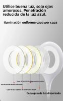 Lámpara Portátil De Lectura LED Con 18 Luces Protección Ocular USB Direct Plug Para Dormitorio Y Estudio Luz Nocturna Disponible - details 2