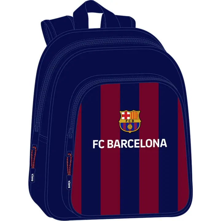 SAFTA | MOCHILA INFANTIL ADAPTABLE CARRO F.C.BARCELONA - Mochila Escolar Licencia Oficial - Diseño Ergonómico - Amplio Espacio de Almacenamiento - Bolsillos Multifuncionales - 1