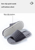 Zapatillas De Hombre Abiertas Antideslizantes Transpirables Para Interior Silenciosas Para Parejas Para Primavera/Otoño - details 7