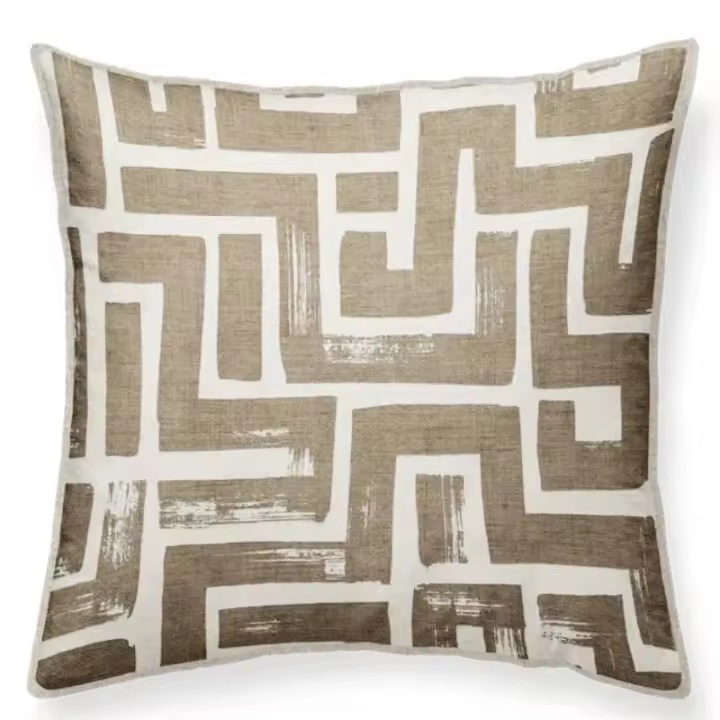 Cojin completo confeccionado en Algodón/Lino, Modelo Sudáfrica 3 C/2, 50x50cm, Castilla Textil - 1