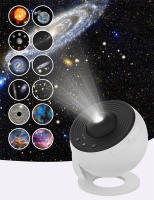 Proyector De Planetario Luz Nocturna Galaxia Rotación 360° Lámpara Estelar Para Decoración De Habitaciones Proyección De Cielo Estelar - details 0