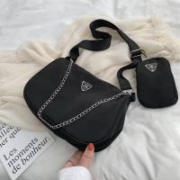 Bolso De Hombro Nylon Vintage Para Mujer Con Correa Cruzada Gran Capacidad Bolsa De Bocón Casual Bolso De Mano Abrazadera - details 20