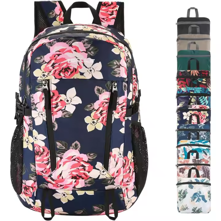 Mochipa plegable para senderismo, mopila impermeable para hombre y Mujer, mochila Ligera para Viajes - 1
