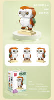 Bloques De Construcción Mini Animales 639PCS Ostrich Fox Panda Mascotas Adorables Micro Bloques Modelo Juguetes Para Niños Regalo De Cumpleaños Y Fiestas - details 7