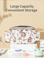 Bolsa De Pecho Para Mamá Bolso De Diaper Con Porta Botella Y Capacidad Grande Accesorios Para Carrito De Bebé Bolsa De Viaje Al Aire Libre - details 1