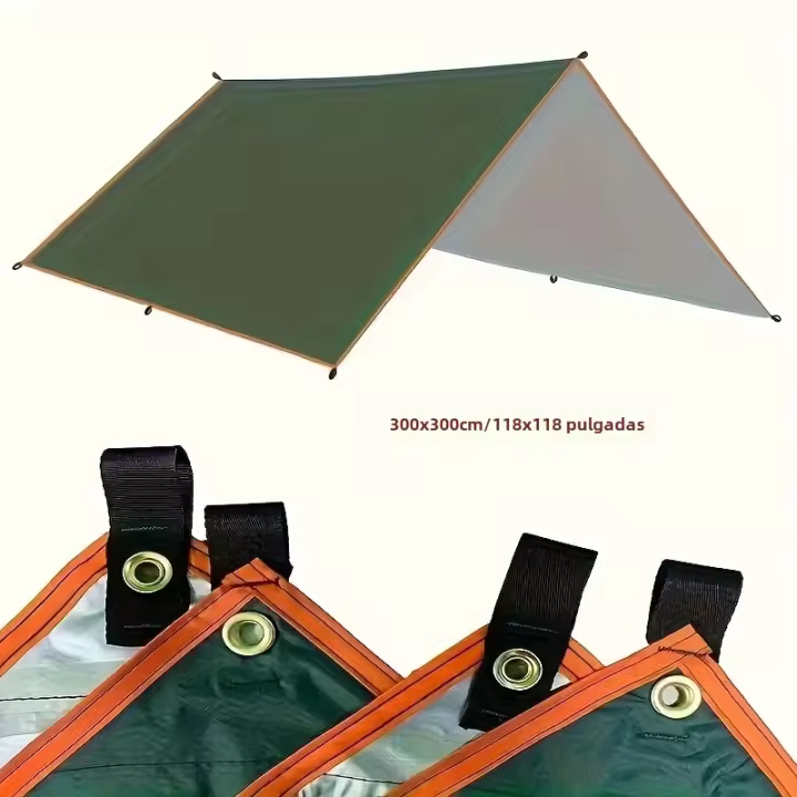 Toldo Impermeable Ultraligero Para Camping Y Playa 5x3m 4x3m 3x3m Cubierta Solar De Jardín Sombrilla De Exterior Para Turistas - 1