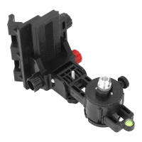 Adaptador De Ajuste Fino Con Base Pivoteable De 360 Grados Y Clip Soporte L Para Nivel De Láser Montado En Pared Y Techo - details 1