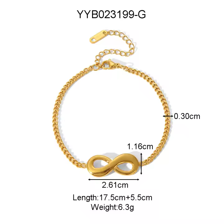 Encanto Collar de 8 caracteres con amor ilimitado pulsera pendientes para mujeres amor infinito Simple conjunto de joyería significativa regalos , estilo fresco de acero de titanio para mujer, conjunto de accesorios simples y versátil, superventas - 1