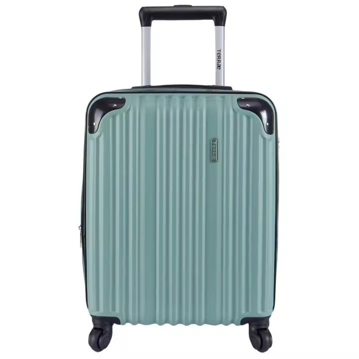 Maleta De Cabina Extensible Terrae Verde 40x55cm. - 1