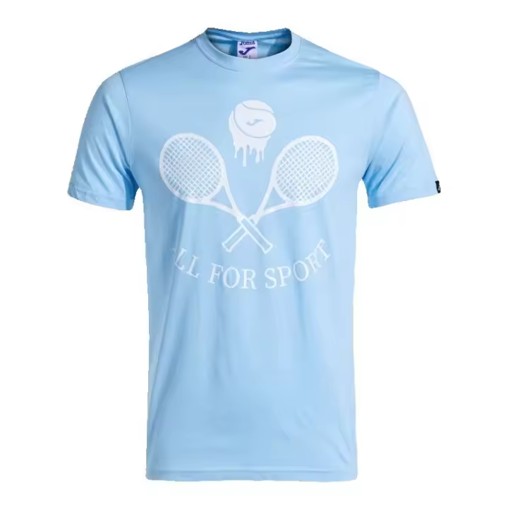 Camiseta Joma Challenge color celeste algodón para hombre - 1