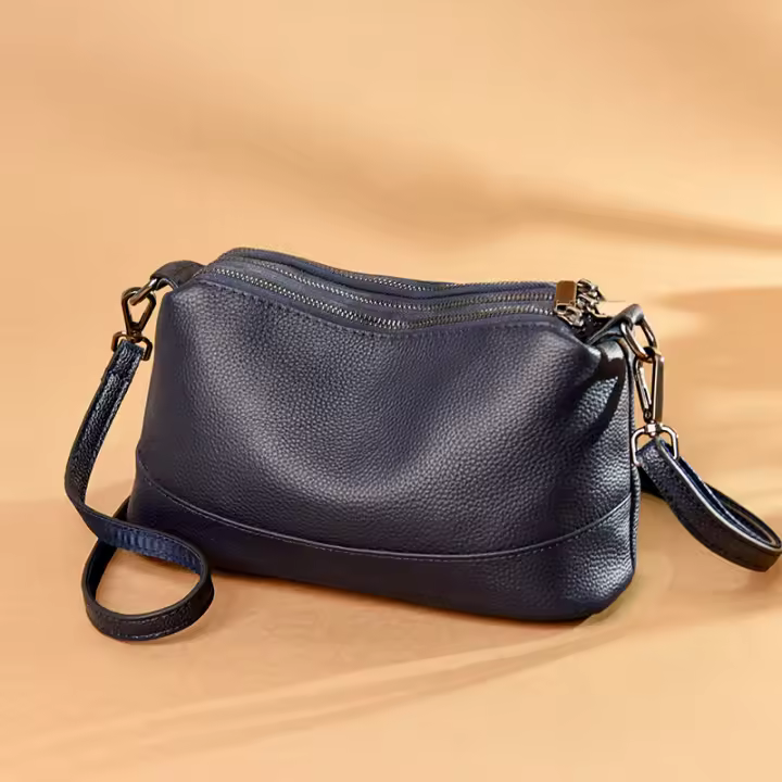 Nueva Moda Bolso De Hombro Para Mujer En Cuero Genuino Diseñador Marca De Lujo Bolsos De Mujer Estilo Casual Tote Cowhide - 1