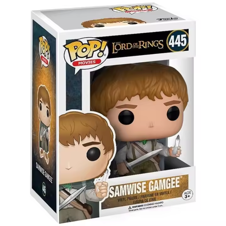 Funko POP Samwise Gamgee Sam 445 El Señor de los Anillos GITD - Figura de Colección Oficial Funko POP Glow in the dark - 1