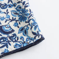 Vestido Largo Sin Mangas De Mujer TRAF Elegante Y Moderno De Verano Con Estampado De Flores Y Cuello Bajito Para Fiestas Y Noches - details 21