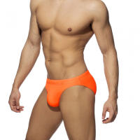 Bragas De Natación Para Hombres Sexy Sólido Low-Waist Con Empuñadura Y Acolchado Shorts De Playa Surfismo Baño Deportivo De Polyester Y Spandex - details 8