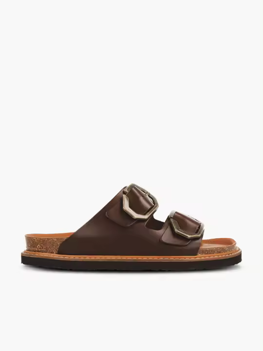 Genuins Galia Leather Mujer - Sandalias planas de vestir - Calzado Eco Extracómodo - 1