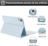 Funda con Teclado para Lenovo Tab M11 11" 2024(TB330FU/TB330XU), Español Ñ Teclado Bluetooth Inalámbrico Desmontable con Funda Protectora Delgada para Tablet Lenovo Tab M11 11 Pulgadas 2024(TB330FU/TB330XU), - details 2