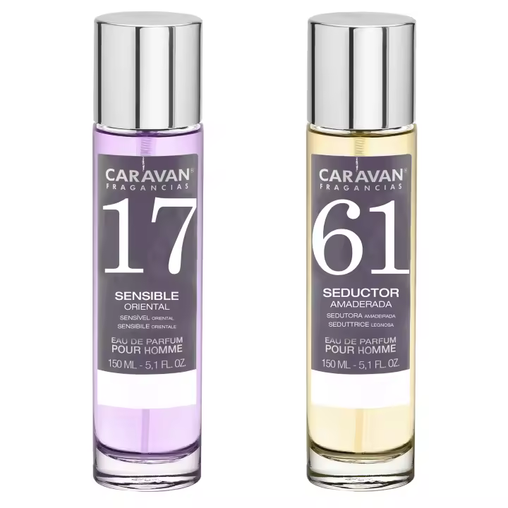 Set de 2 perfumes caravan hombre nº61 y nº 17 - 1