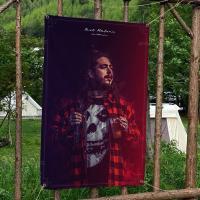 Bandera Colgante De Poliéster Impresa Con Patrón Creativo De Post Malone Estrella Del Rap Y Cantante Estándar Variable Para Decoración Y Publicidad - details 6