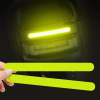 2PCS Etiquetas De Seguridad Nocturna Anticolisión Para Motocicleta Pegatinas Duraderas De Vinilo Para Casco Y Panel Lateral De Tanque De Combustible De Scooter - details 3