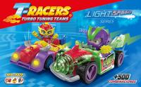 T-RACERS Serie Light Speed – Colección Completa de la serie Light Speed de T-Racers. Coches y pilotos coleccionables. desmontables por partes y con piezas intercambiables. - details 0