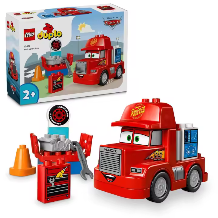 LEGO 10417 DUPLO Cars de Disney y Pixar Mack en las Carreras - 1