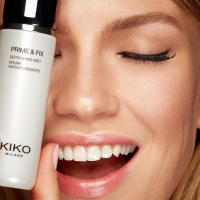 KIKO Milano Prime & Fix Refreshing Mist, Espray multifunción: prebase refrescante y fijador del maquillaje, dos en uno - details 0